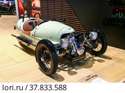 Morgan 3 Wheeler (2019 год). Редакционное фото, фотограф Art Konovalov / Фотобанк Лори