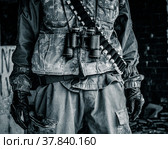 Военное снаряжение. Спец одежда для военных. Стоковое фото, фотограф Виталий Михайлюк / Фотобанк Лори