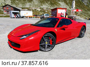 Ferrari 458 Italia (2019 год). Редакционное фото, фотограф Art Konovalov / Фотобанк Лори