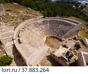 Amphitheater in the ancient Lycian city of Rhodiapolis. Стоковое фото, фотограф Яков Филимонов / Фотобанк Лори