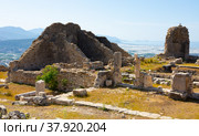 Ruins of the ancient Lycian city of Rhodiapolis. Стоковое фото, фотограф Яков Филимонов / Фотобанк Лори