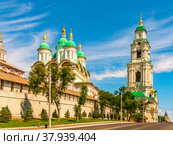 Astrakhan, view of the Kremlin and the Assumption Cathedral from V. street. Trediakovsky (2022 год). Редакционное фото, фотограф Владимир Ушаров / Фотобанк Лори