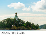 Church of Saint Nicholas on Valaam island, Russia (2020 год). Стоковое фото, фотограф Константин Лабунский / Фотобанк Лори