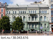Санкт-Петербург, особняк Вельцина в историческом центре на набережной р. Мойки. Редакционное фото, фотограф Лебедев Евгений / Фотобанк Лори