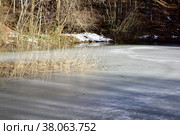 Озеро в лесу, Гуамка, Краснодарский край. Стоковое фото, фотограф Оглоблин Андрей Николаевич / Фотобанк Лори