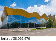 Дворец гимнастики Ирины Винер-Усмановой. Москва. Россия (2022 год). Редакционное фото, фотограф E. O. / Фотобанк Лори