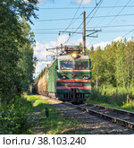 Спаренный электровоз ВЛ10 (2020 год). Редакционное фото, фотограф Александр Щепин / Фотобанк Лори