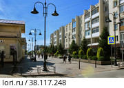 Город Омск, пешеходная улица Чокана Валиханова (2022 год). Редакционное фото, фотограф Виктор Топорков / Фотобанк Лори