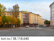 Город Смоленск. Гостиница "Смоленскотель" (2018 год). Редакционное фото, фотограф Зобков Юрий / Фотобанк Лори