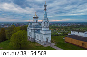 Ленинградская область. Низино. Церковь святой мученицы царицы Александры (2022 год). Редакционное фото, фотограф Литвяк Игорь / Фотобанк Лори