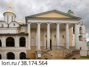 Церковь Ярославских Чудотворцев (Вход Господень в Иерусалим). Спасо-Преображенский монастырь (Спасо-Ярославский монастырь). Город Ярославль. золотое кольцо России (2020 год). Стоковое фото, фотограф Pukhov K / Фотобанк Лори