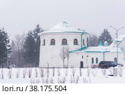 Государева ратная палата, Музей первой мировой войны. Круглая башня. Пушкин (2021 год). Редакционное фото, фотограф Александр Щепин / Фотобанк Лори