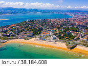 Day aerial cityscape of Santander. Стоковое фото, фотограф Яков Филимонов / Фотобанк Лори