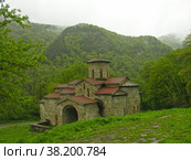 North Zelenchuksky Church (2008 год). Редакционное фото, фотограф Сергей Рыбин / Фотобанк Лори