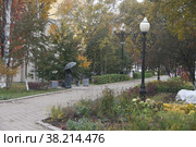 Парк имени Чехова, Южно-Сахалинск (2022 год). Редакционное фото, фотограф syngach / Фотобанк Лори