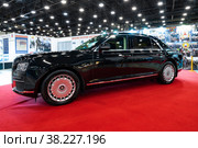 Автомобиль Президента Российской Федерации "Аурус Сенат" на автошоу  "Олдтаймер Галерея - 2022" Редакционное фото, фотограф Виктор Карасев / Фотобанк Лори
