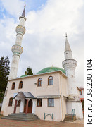 Soguksu Mahallesi Orta Camii. Mosque exterior of the at Surmene (2021 год). Редакционное фото, фотограф EugeneSergeev / Фотобанк Лори