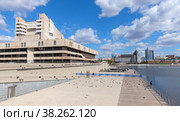 Galiaskar Kamal Tatar Academic Theatre exterior. Kazan, Russia (2022 год). Редакционное фото, фотограф EugeneSergeev / Фотобанк Лори