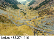 Transfagarash mountain road in Romania. Стоковое фото, фотограф Михаил Коханчиков / Фотобанк Лори