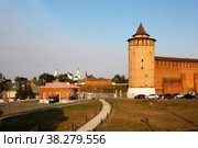 Маринкина башня Коломенского кремля. Коломна. Московская область (2022 год). Редакционное фото, фотограф Сергей Афанасьев / Фотобанк Лори