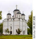 Храм Архангела Михаила в селе Микулино Городище (2022 год). Стоковое фото, фотограф Геннадий Соловьев / Фотобанк Лори
