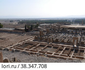 Панорама Персеполиса (Иран) (2022 год). Редакционное фото, фотограф Максим Гулячик / Фотобанк Лори