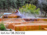 Pam Thermal Hotel Hot spring mineral medicinal water (2019 год). Редакционное фото, фотограф Леонид Еремейчук / Фотобанк Лори