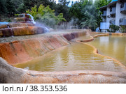 Pam Thermal Hotel Hot spring mineral medicinal water (2019 год). Редакционное фото, фотограф Леонид Еремейчук / Фотобанк Лори