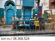 Jeddah, Saudi Arabia - 09 Mar 2020: The art in Al-balad district, Jeddah, Saudi Arabia. Редакционное фото, фотограф Сергей Стрелков / Фотобанк Лори