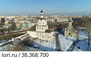 Музей имени Андрея Рублева в Спасо-Андрониковом монастыре (2019 год). Стоковое видео, видеограф Евгений Ковалев / Фотобанк Лори