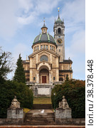 Enge Church (Kirche Enge) in Zurich, Switzerland (2010 год). Стоковое фото, фотограф Юлия Бабкина / Фотобанк Лори