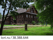 Ethnographic Museum of Wooden Architecture. Kostroma Sloboda. Russia, Golden Ring, Kostroma city. (2018 год). Стоковое фото, фотограф Photojuli / Фотобанк Лори