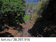 Telepherique, the cable way on San Cristobal Hill, Santiago, Chile (2019 год). Стоковое фото, фотограф Сергей Стрелков / Фотобанк Лори