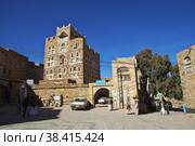 Thula, Yemen - 02 Jan 2013: Thula village in mountains, Yemen. Редакционное фото, фотограф Сергей Стрелков / Фотобанк Лори