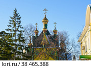 Купола церкви (2022 год). Редакционное фото, фотограф Виталий Михайлюк / Фотобанк Лори