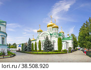 Trinity Cathedral of Bogorodsky Raif monastery. Kazan, Tatarstan, Russia. (2016 год). Редакционное фото, фотограф Belikart / Фотобанк Лори