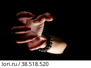 human female clawhand. Стоковое фото, фотограф Lekcej / Фотобанк Лори