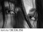 stared female eyes. Стоковое фото, фотограф Lekcej / Фотобанк Лори