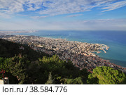 The view of Jounieh, Lebanon (2017 год). Стоковое фото, фотограф Сергей Стрелков / Фотобанк Лори