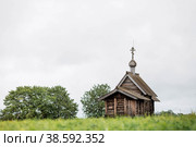 The Church of the Resurrection of Lazarus. Kizhi Island. Republic of Karelia (2014 год). Редакционное фото, фотограф Photojuli / Фотобанк Лори