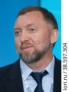 Russia. Saint-Petersburg. XVIII St. Petersburg International Economic Forum (SPIEF). Oleg Deripaska, CEO of UC Rusal. Россия. Санкт-Петербург. XVIII Петербургский международный экономический форум (ПМЭФ). Генеральный директор ОК Русал Олег Дерипаска. (2014 год). Редакционное фото, фотограф Алексей Смышляев / Фотобанк Лори
