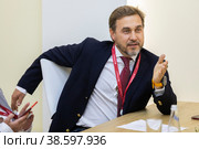 Россия. Санкт-Петербург. Дмитрий Павлов, президент ГК Колвэй Груп. Russia. Saint-Petersburg. Dmitry Pavlov, President of the Kolway Group. (2021 год). Редакционное фото, фотограф Алексей Смышляев / Фотобанк Лори