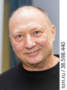 Россия. Санкт-Петербург. Юрий Гальцев. Художественный руководитель Театра Эстрады имени Аркадия Райкина, актер Юрий Гальцев. Russia. Saint-Petersburg. Yuri Galtsev. Artistic director of the Arkady Raikin Variety Theater, actor Yuri Galtsev. (2019 год). Редакционное фото, фотограф Алексей Смышляев / Фотобанк Лори
