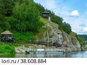 Siberian river Tom, Kemerovo region (2011 год). Редакционное фото, фотограф Ольга Остроухова / Фотобанк Лори
