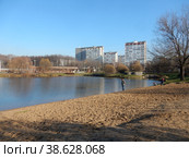 Восточный Терлецкий пруд. Район Ивановское. Город Москва (2021 год). Редакционное фото, фотограф lana1501 / Фотобанк Лори