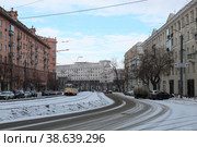 Улица Цвиллинга в Челябинске (2022 год). Стоковое фото, фотограф Иван Дуплик / Фотобанк Лори