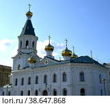 Воскресенский военный собор в г. Омске (2020 год). Стоковое фото, фотограф Николай Новиков / Фотобанк Лори