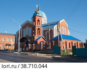 Церковь Казанских святителей (церковь Гурия, Германа и Варсонофия) в городе Бирске, Башкортостан. Стоковое фото, фотограф Василий Быстрицкий / Фотобанк Лори