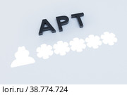APT concept text sunlight 3D illustration. Стоковая иллюстрация, иллюстратор Максим Иванов / Фотобанк Лори