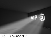 VIP rays volume light concept 3d illustration. Стоковая иллюстрация, иллюстратор Максим Иванов / Фотобанк Лори